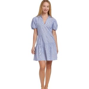 🆕️NWT Taylor Tillman Women's Everly Dress in Blue Stripe, Size XS, $194
